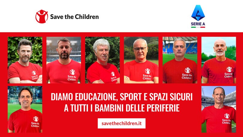 Save the Children: la Serie A scende in campo