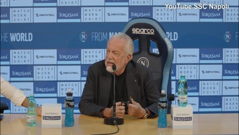 De Laurentiis: "Rinnovo Osimhen? La scadenza del contratto è nel 2025..."