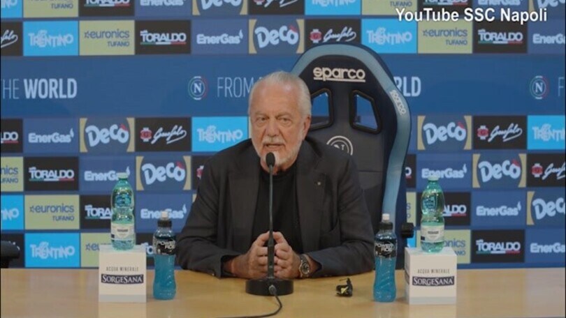 De Laurentiis su Giuntoli: "La Juve è la nostra nemica sportiva..."