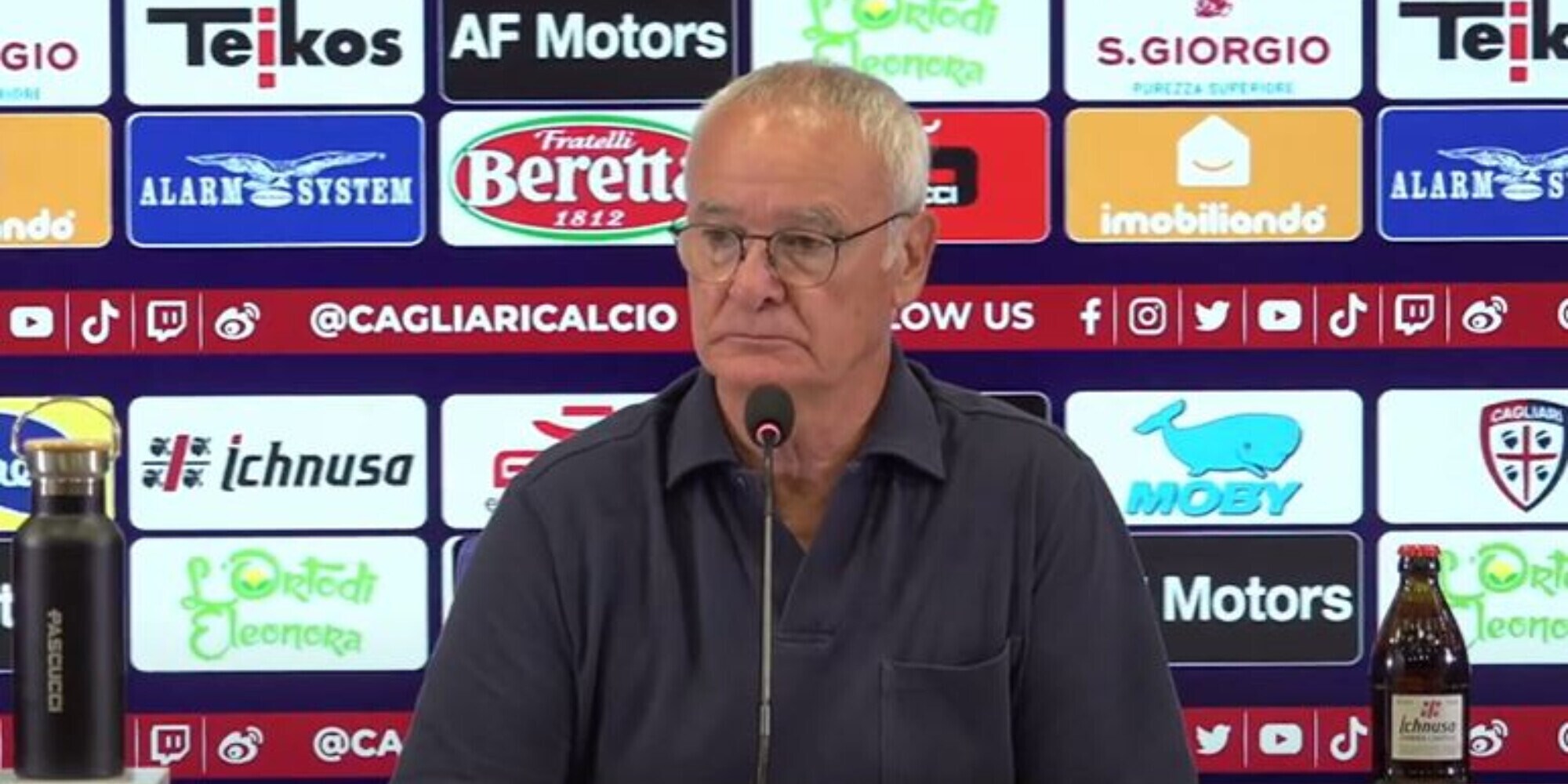 Cagliari, Ranieri: "Lapadula e Luvumbo, le condizioni. Scommesse? Cosa penso"