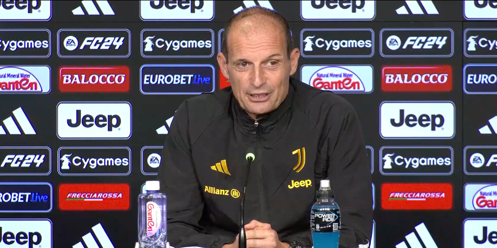 Allegri e Milan-Juve: “Ho parlato con Fagioli”. Poi la replica a Marotta e Pioli