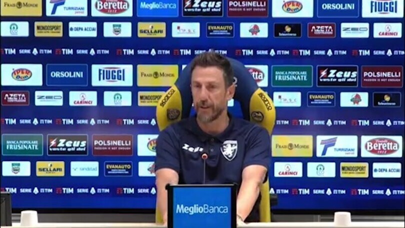 Di Francesco: "Un orgoglio vedere tanti nostri tifosi in trasferta"