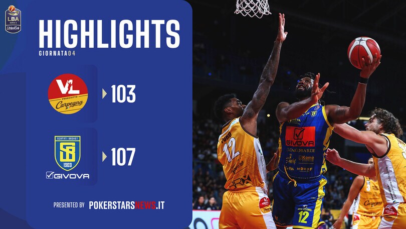 Carpegna Prosciutto Pesaro - Givova Scafati Basket
