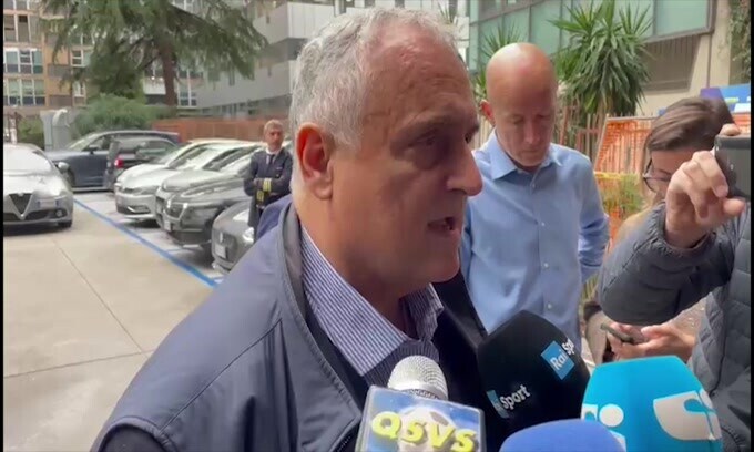 Lotito: "Immobile è il nostro punto di riferimento"