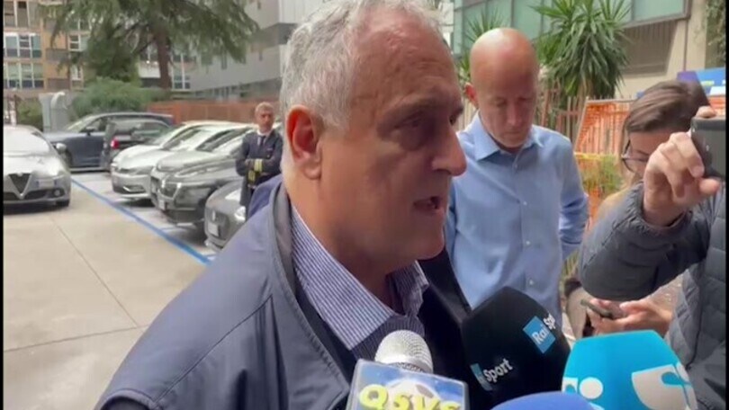 Lotito: "Immobile è il nostro punto di riferimento"