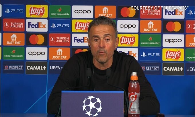 Luis Enrique: "Il Milan può andare agli ottavi"