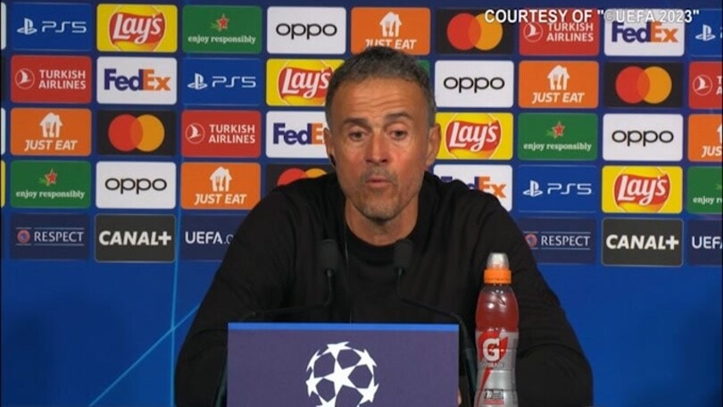 Luis Enrique: "Il Milan può andare agli ottavi"