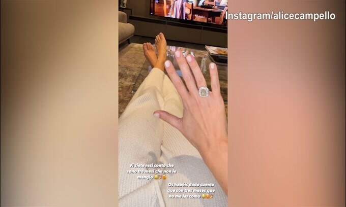 Alice pazza di gioia: "3 mesi senza mangiarmi le unghie"