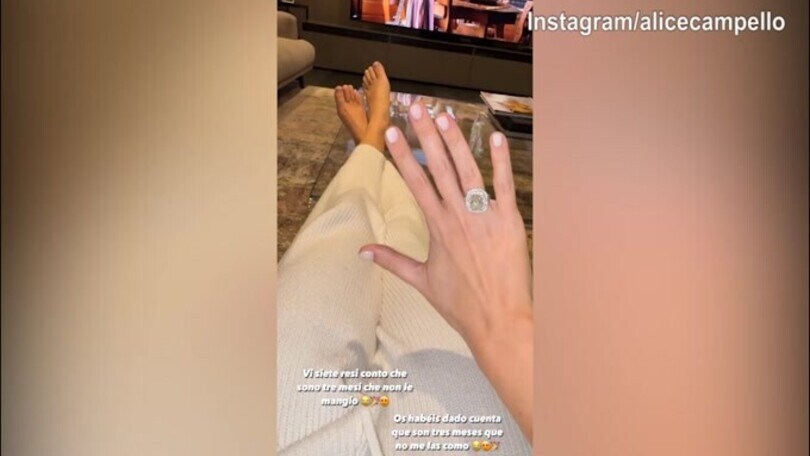 Alice pazza di gioia: "3 mesi senza mangiarmi le unghie"
