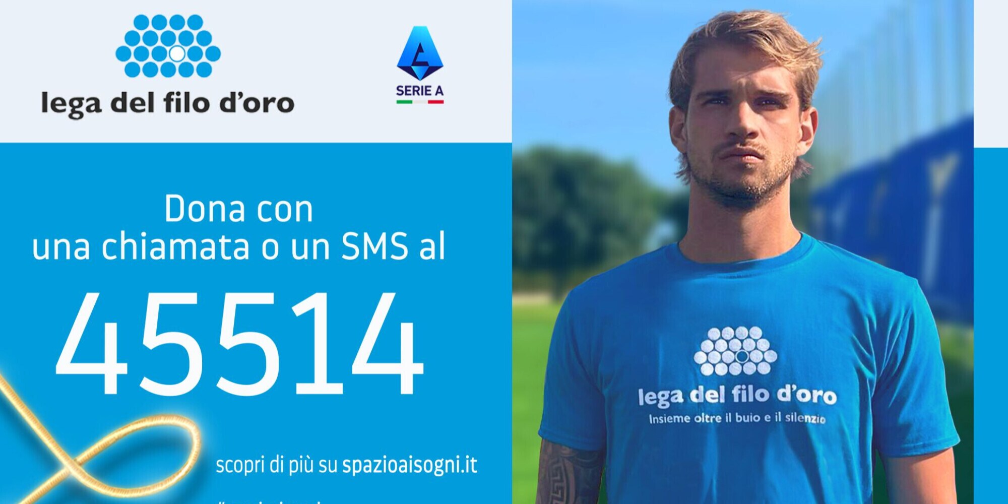Spazio ai sogni: la Serie A per la Lega del Filo d'oro