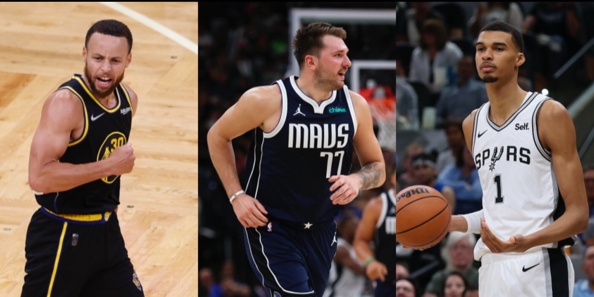 Nba, Curry e Doncic show: Wembanyama firma il primo successo degli Spurs