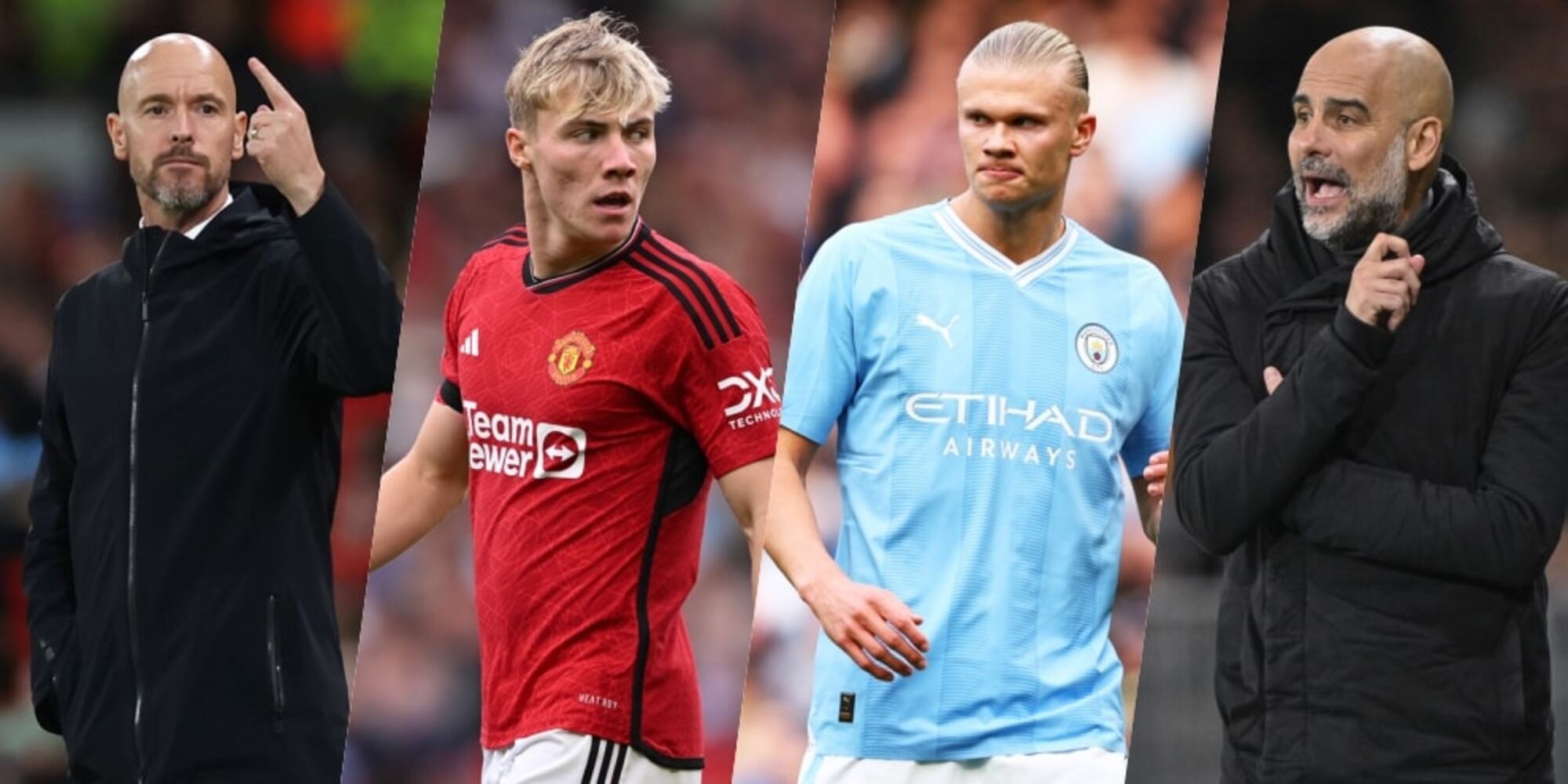 United e City, Hojlund contro Haaland: un derby da vichinghi