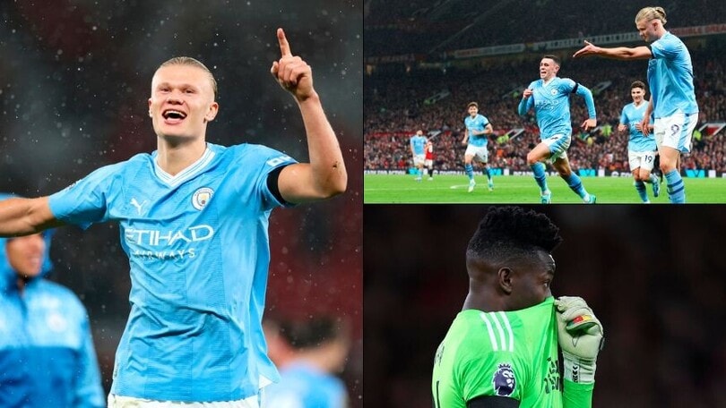 Derby al Manchester City, Haaland show e Foden: Onana non basta allo United