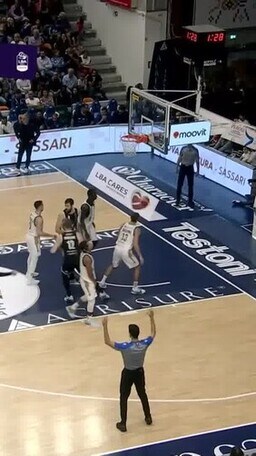 La tripla allo scadere di Baldasso