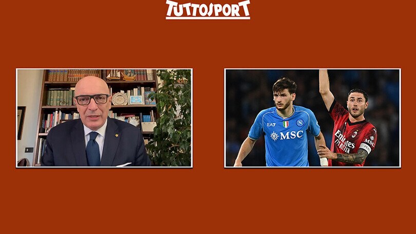 Napoli-Milan, quell’abbraccio fra Calabria e Kvaratskhelia incarna lo spirito del calcio