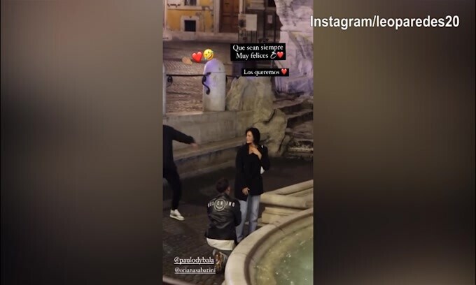 Paulo Dybala, ecco la proposta di matrimonio per Oriana