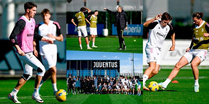 Allegri indica la via, la Juve sprinta davanti a degli ospiti speciali