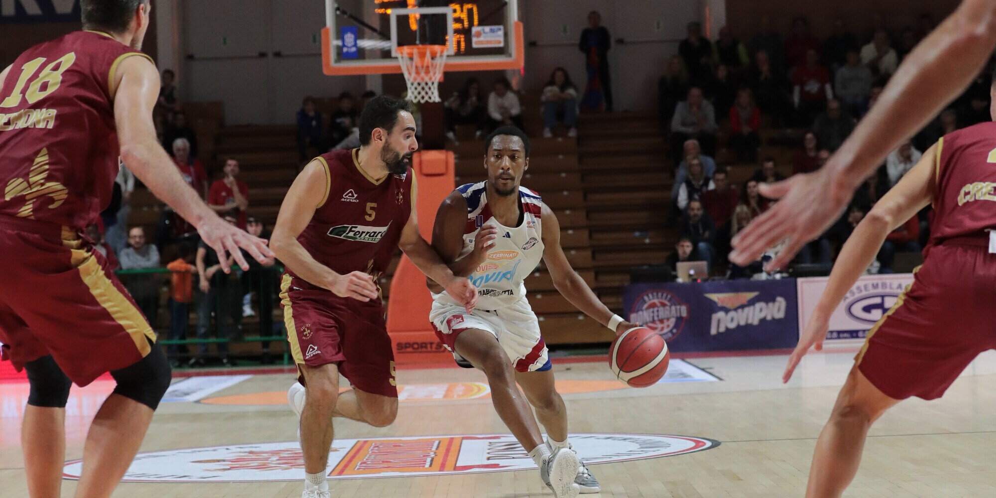 Novipiù Monferrato Basket: Cremona ne ha di più nel finale e passa al PalaEnergica