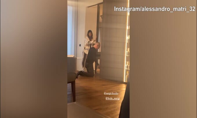 Matri, lo sfottò continua con Federica Nargi: "Oggi, Cortina?"