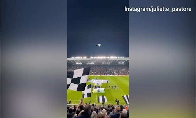 Newcastle-Arsenal, presente allo stadio anche lady Tonali