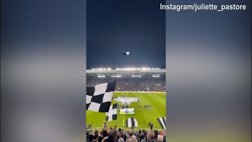 Newcastle-Arsenal, presente allo stadio anche lady Tonali