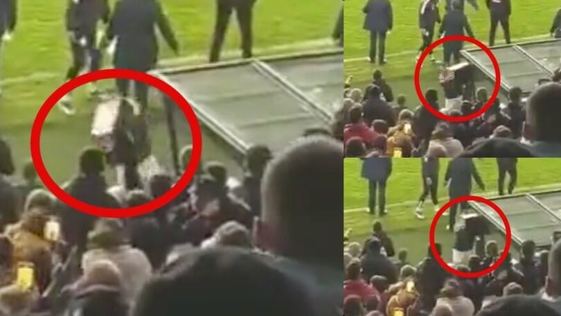 Iago Aspas perde la testa e spacca il monitor del Var