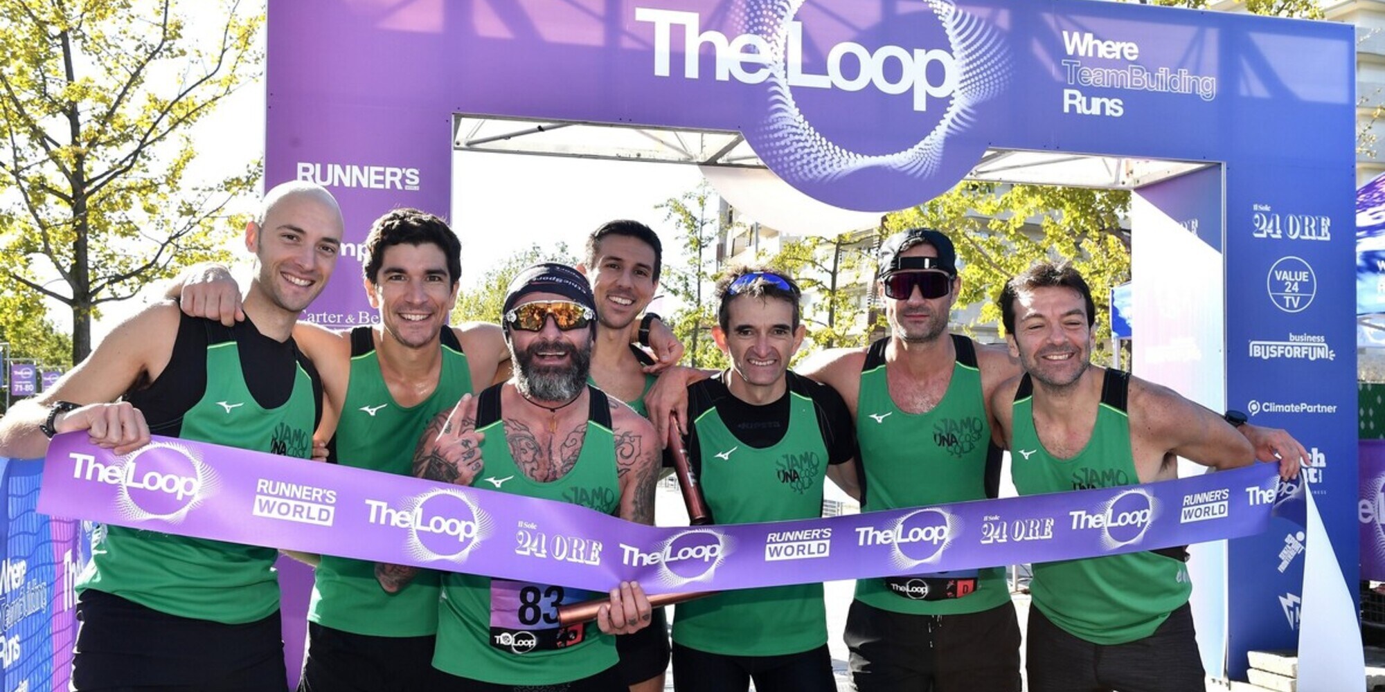 Per la “prima” di The Loop a CityLife sole, unione, divertimento e oltre 100 squadre aziendali