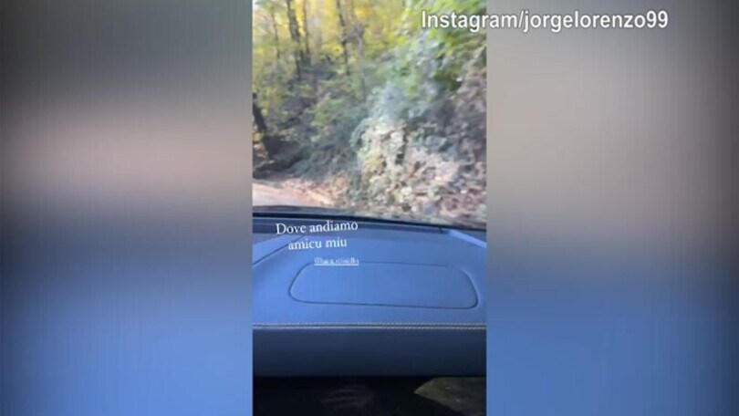 Jorge Lorenzo, viaggio misterioso nel bosco