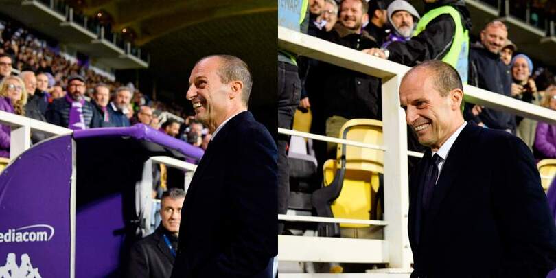 Non solo il ghigno ai tifosi della Fiorentina: ecco l'Allegri Cam