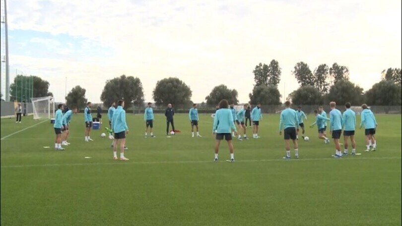 Lazio, allenamento con vista Feyenoord