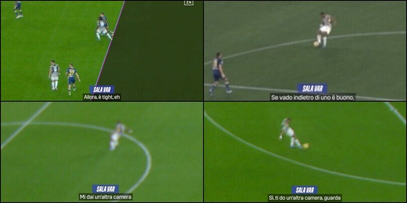 I frame del Var dell’1-0 di Kean in Juve-Verona: quando tocca il pallone Bremer