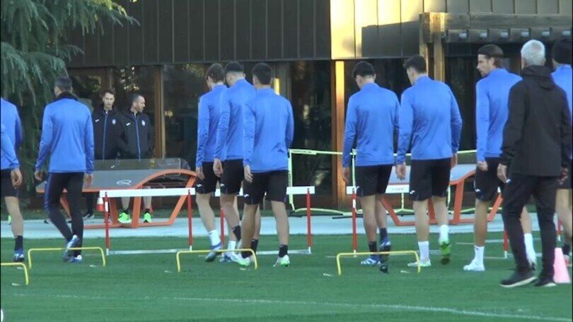 Atalanta-Sturm Graz, allenamento a Zingonia per i nerazzurri