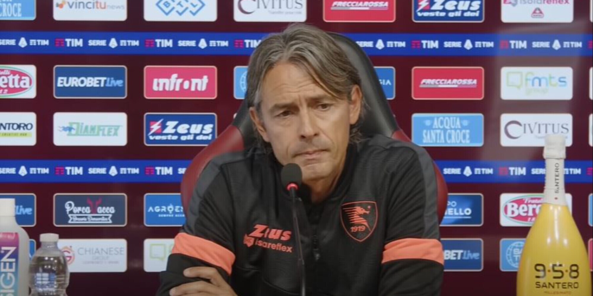 Salernitana, Inzaghi: “Rischio esonero? Non ho la bacchetta magica”