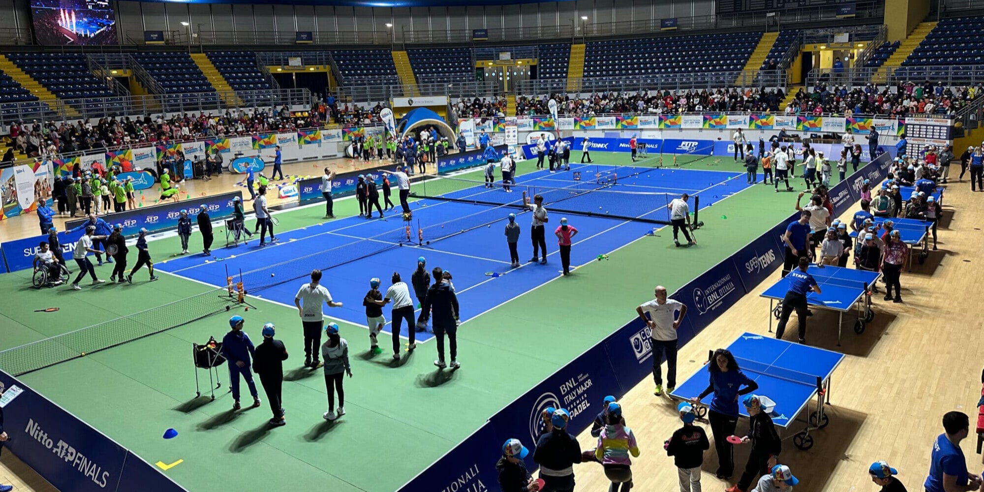 La Festa torinese di "Racchette in Classe", sport e divertimento