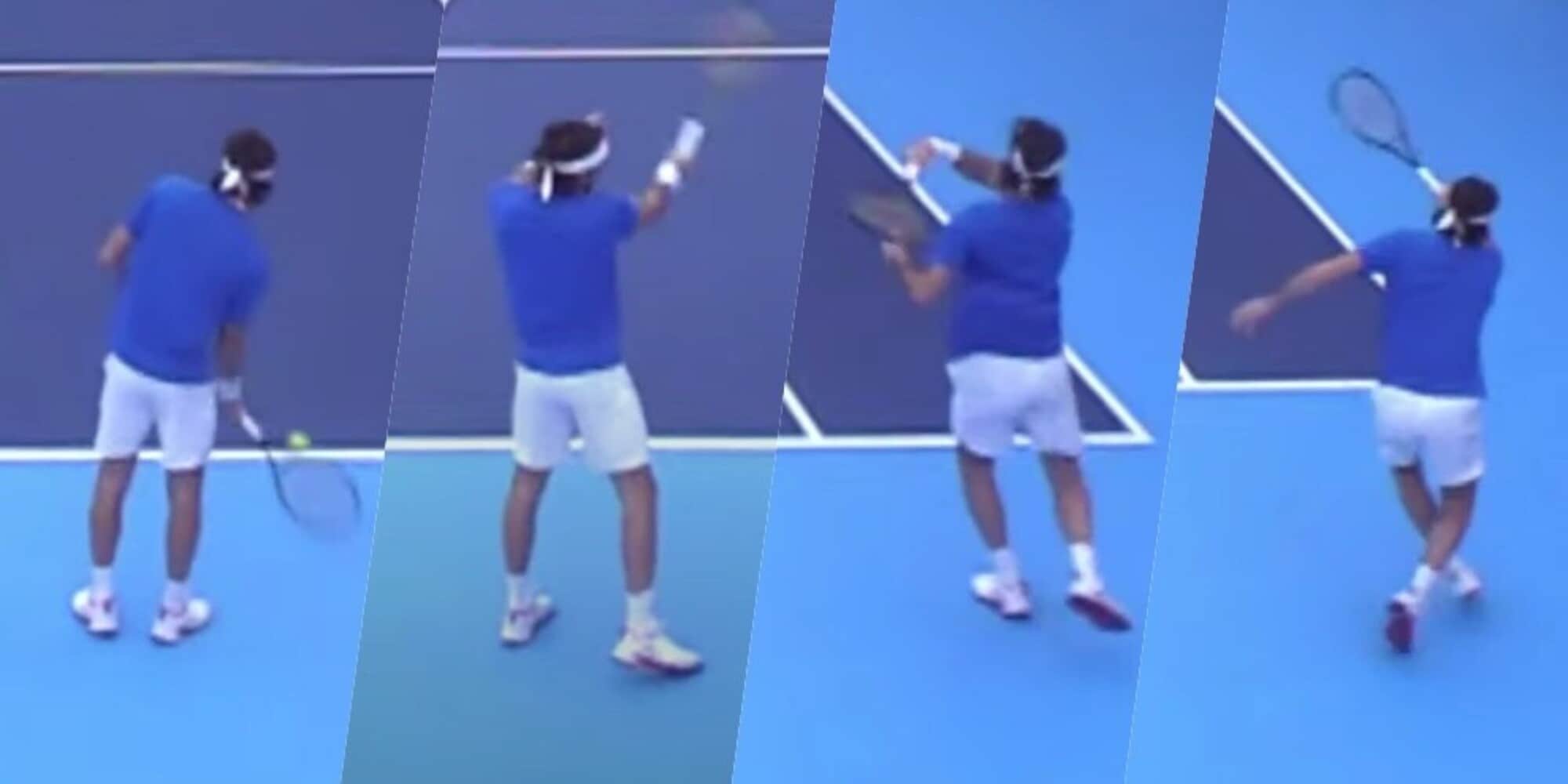 Tsitsipas si è allenato, ora la sfida con Sinner: cosa è successo