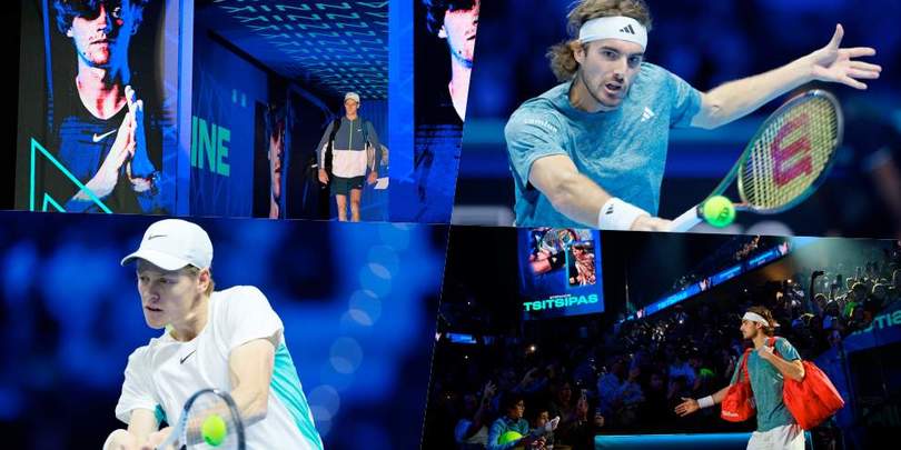 Sinner contro Tsitsipas: è la prima grande sfida alle Nitto ATP Finals