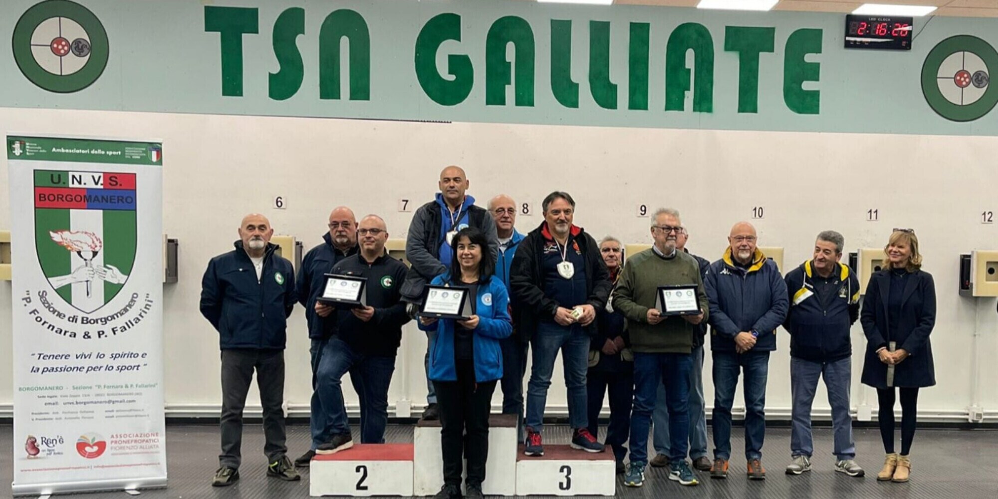 XV Campionato Italiano dell’Unione Nazionale Veterani dello Sport a Galliate