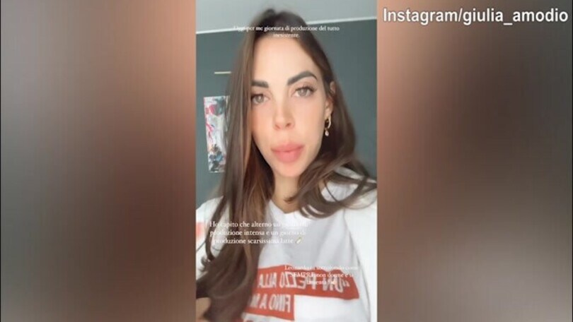 Giulia Amodio: "La produzione continua un giorno si e uno no..."