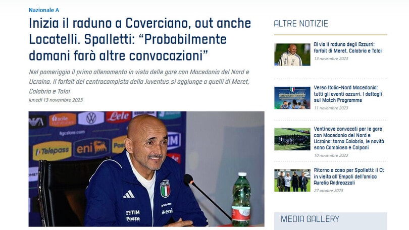 Nazionale, tegola per Spalletti: Locatelli lascia il ritiro