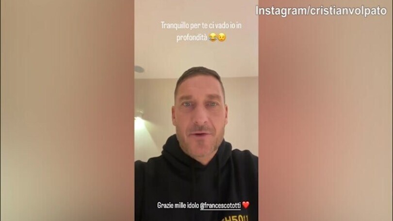 20 anni per Cristian Volpato: ecco gli auguri di Totti