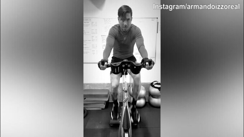 Monza, Izzo corre sulla cyclette verso il rientro