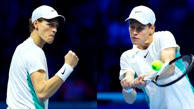 Sinner contro Rune: la sfida delle Nitto ATP Finals in foto