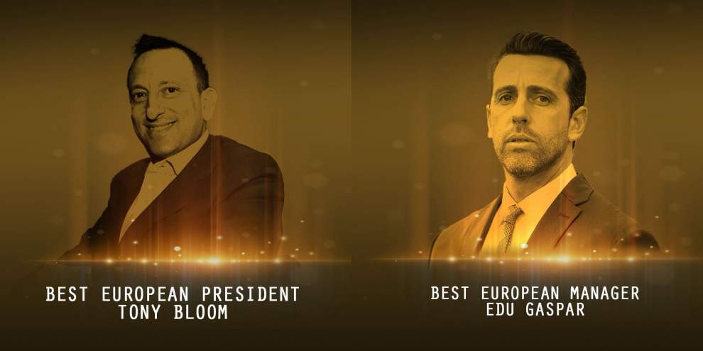 Best European President e Best European Manager: vincono Bloom (Brighton) e Edu (Arsenal)