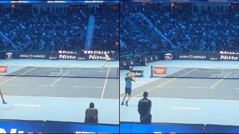 Sinner, il match point contro Medvedev in semifinale alle Nitto ATP Finals