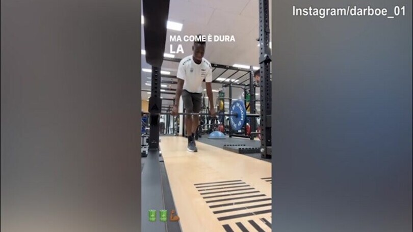 Roma, ecco Darboe: allenamento intenso per riprendersi dall'infortunio