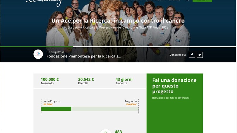 Vai Sinner! Il sostegno dei ricercatori di Candiolo