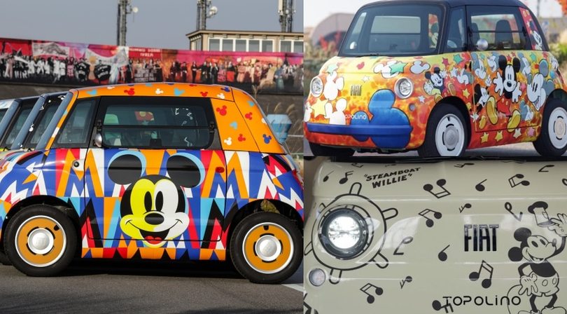 Disney accende di magia la Fiat: ecco 5 nuove Topolino