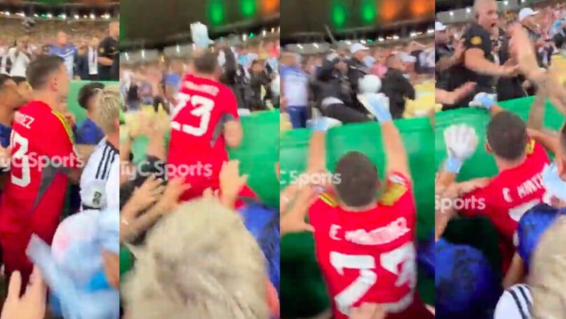 Caos al Maracana, Dibu Martinez si scaglia contro la polizia