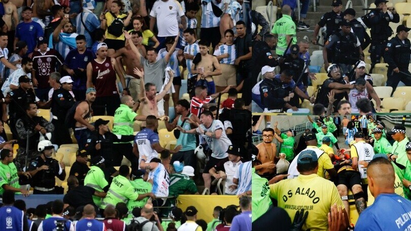 Brasile-Argentina, scontri tra tifosi e polizia: che caos al Maracanà!