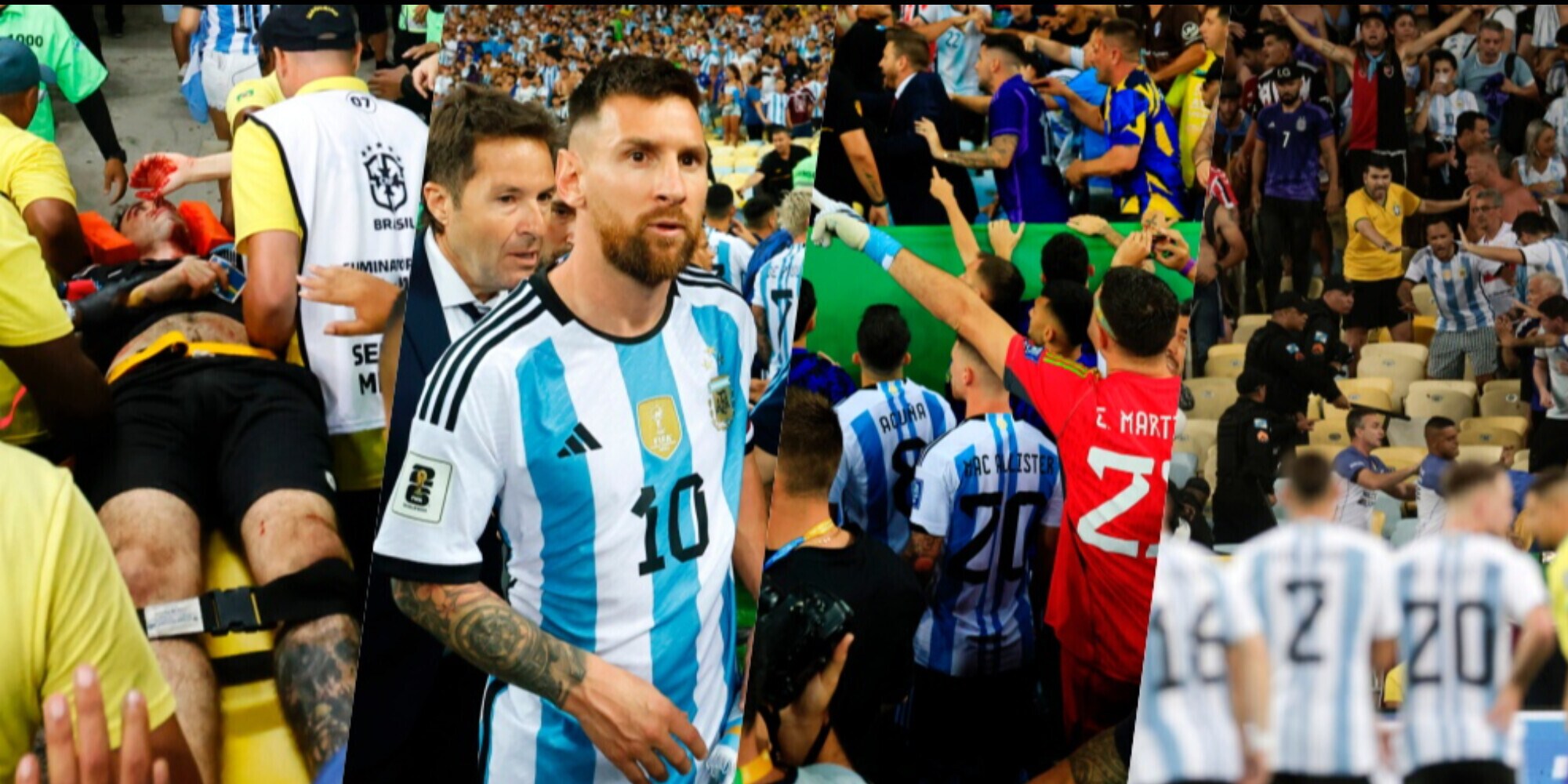 Brasile-Argentina, caos e pestaggi della polizia. Messi furioso, post virale